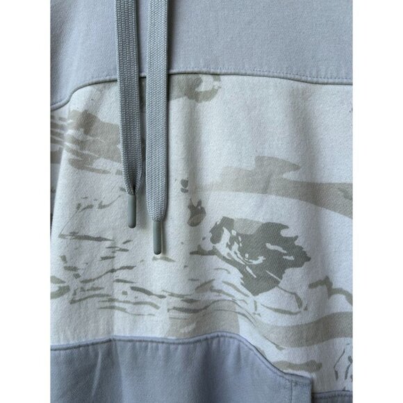 Under Armour Hoodie S Loose Fit Gray Camo Print - Picture 6 of 7